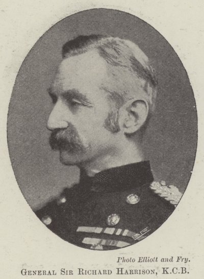 Generál Sir Richard Harrison, KCB od English Photographer