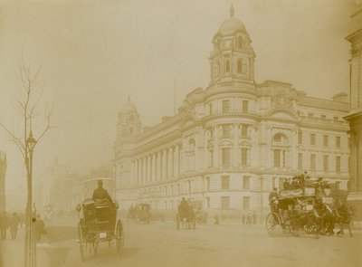 Celkový pohled na nový válečný úřad ve Whitehallu od English Photographer