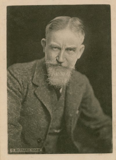 George Bernard Shaw, fotografie od English Photographer