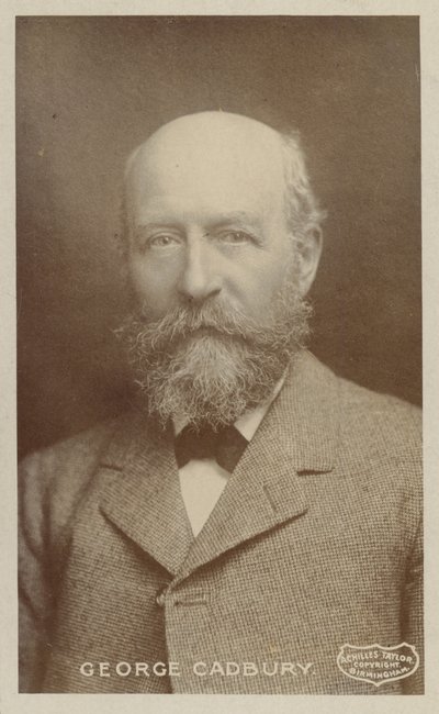 George Cadbury (1839-1922), anglický výrobce čokolády a aktivista v sociálních otázkách od English Photographer