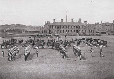 Glasgow: Maryhill Barracks (černobílá fotografie) od English Photographer
