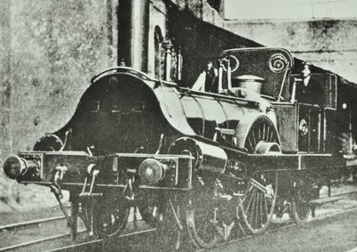 Great Eastern Railway (úsek Londýn a Blackwall) Tanková lokomotiva s jedním řidičem, 1860 od English Photographer