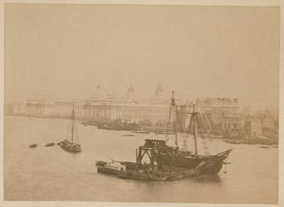 Greenwich Hospital, od řeky Temže od English Photographer