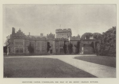 Hrad Greystoke, Cumberland, sídlo pana Henryho Charlese Howarda od English Photographer