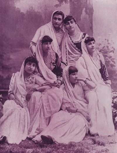Skupina Parsee Ladies od English Photographer