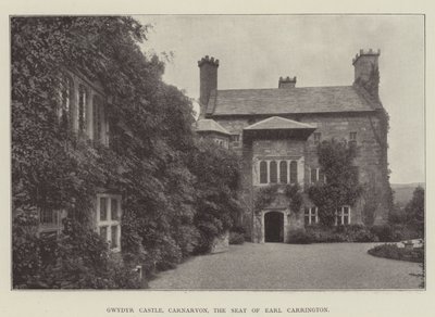 Hrad Gwydyr, Carnarvon, sídlo Earla Carringtona od English Photographer