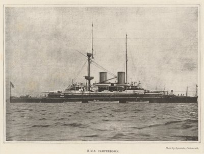HMS Camperdown od English Photographer