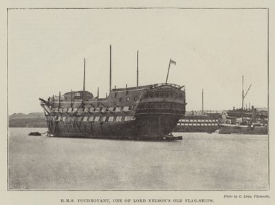 HMS Foudroyant, jedna ze starých vlajkových lodí lorda Nelsona od English Photographer