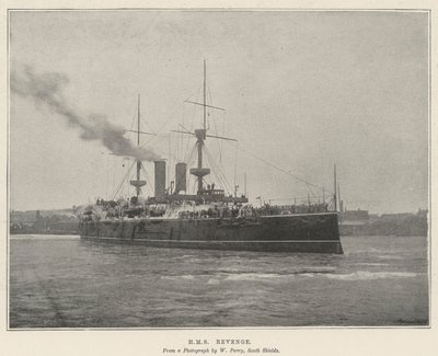 HMS Revenge od English Photographer