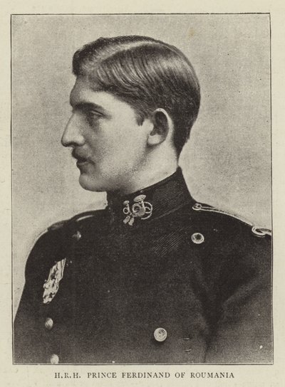 Jeho královská výsost princ Ferdinand Rumunský od English Photographer