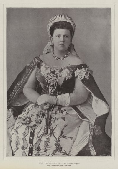 HRH vévodkyně ze Saxe-Coburg-Gotha od English Photographer