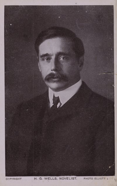 H G Wells (1866-1946), anglický romanopisec od English Photographer