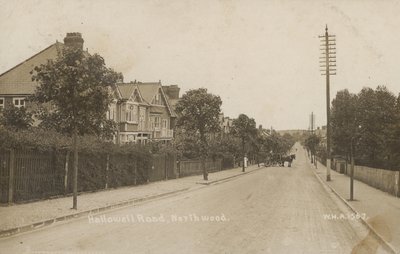 Hallowell Road, Northwood, poblíž Londýna (černobílá fotografie) od English Photographer