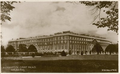 Palác Hampton Court, jižní a východní fronta od English Photographer