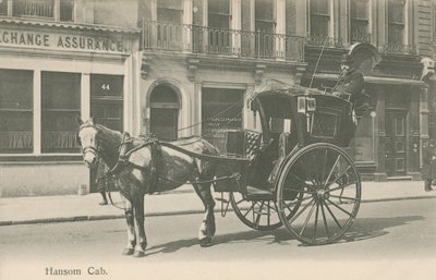 Hansom Cab, Londýn od English Photographer