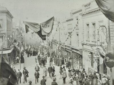 Hare Street: otevření trajektu Woolwich, 1889 od English Photographer