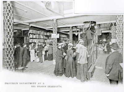 Harrods Provision Department, c.1901 od English Photographer