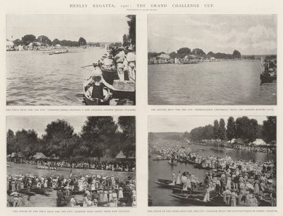 Henley Regatta, 1901, Grand Challenge Cup od English Photographer