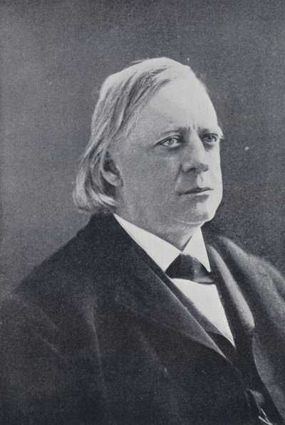 Henry Ward Beecher (černobílá fotografie) od English Photographer