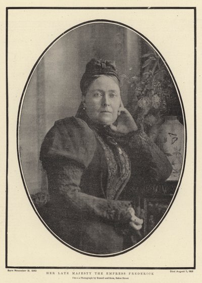 Její zesnulé veličenstvo císařovna Frederick od English Photographer