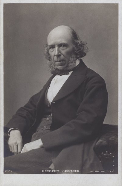 Herbert Spencer (čb fotografie) od English Photographer