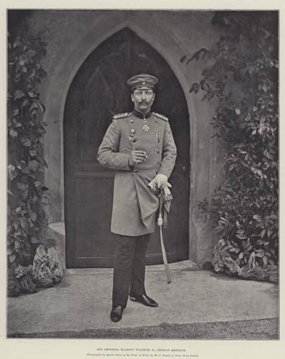 Jeho císařské veličenstvo Wilhelm II., německý císař od English Photographer
