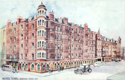 Hotel York, Berners Street, W1 od English Photographer