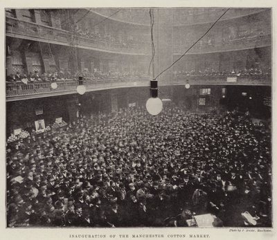 Slavnostní otevření Manchester Cotton Market od English Photographer