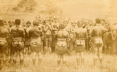 Domorodá africká svatební oslava (č/b fotografie) od English Photographer