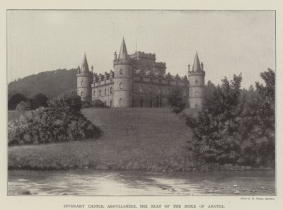 Hrad Inveraray, Argyllshire, sídlo vévody z Argyllu od English Photographer