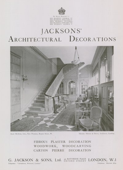 Jacksons architektonické dekorace od English Photographer
