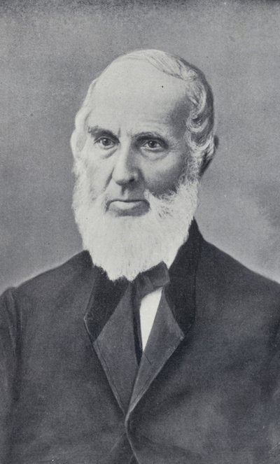 John Greenleaf Whittier (černobílá fotografie) od English Photographer