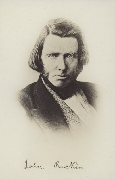 John Ruskin (1819-1900), anglický spisovatel, umělecký kritik, umělec a sociální myslitel od English Photographer