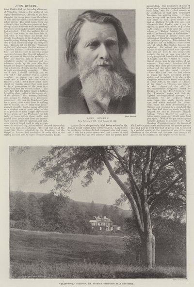 John Ruskin od English Photographer