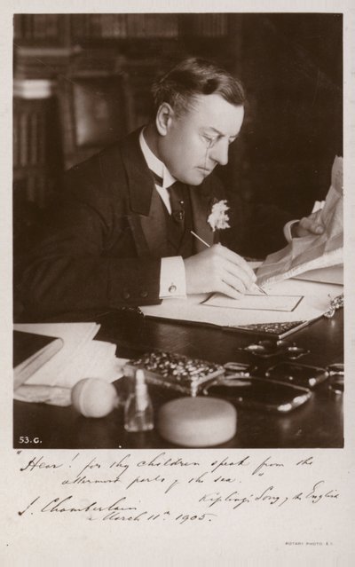 Joseph Chamberlain od English Photographer