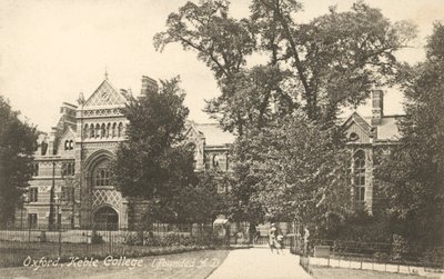 Keble College, Oxford (černobílá fotografie) od English Photographer