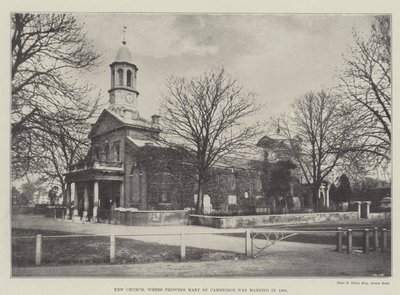 Kew Church, kde se v roce 1866 provdala princezna Mary z Cambridge od English Photographer