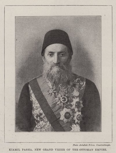 Kiamil Pasha, nový velkovezír Osmanské říše od English Photographer