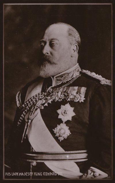 Král Edward VII (čb fotografie) od English Photographer