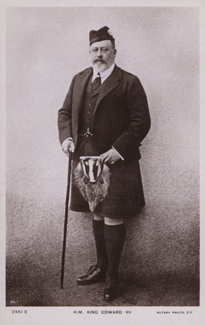 Král Edward VII (čb fotografie) od English Photographer