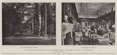 King Edwards Nadcházející návštěva Gopsall Hall, Atherstone, sídlo lorda Howea od English Photographer