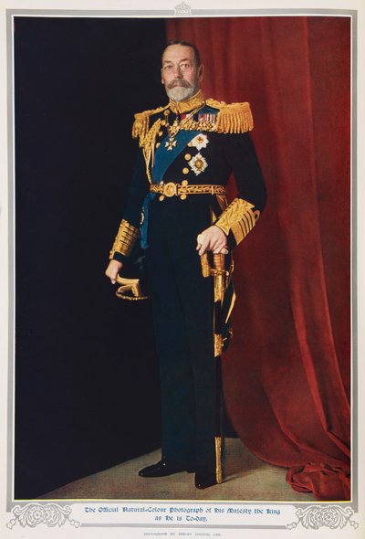 King George V v roce 1935 od English Photographer