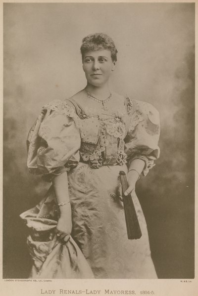 Lady Renals - paní starostka, 1894-95 od English Photographer