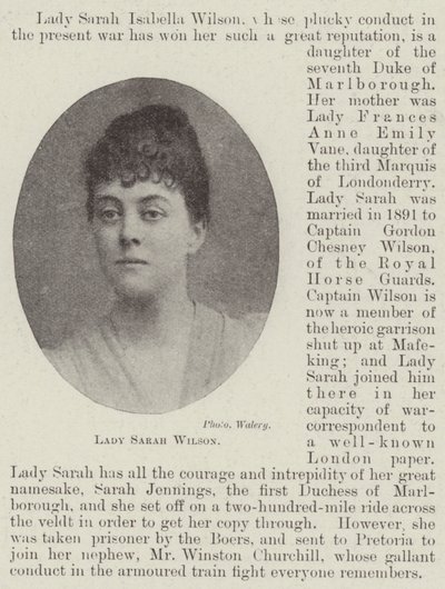 Lady Sarah Wilsonová od English Photographer