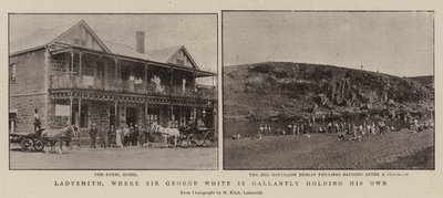 Ladysmith, kde sir George White galantně drží svůj vlastní od English Photographer