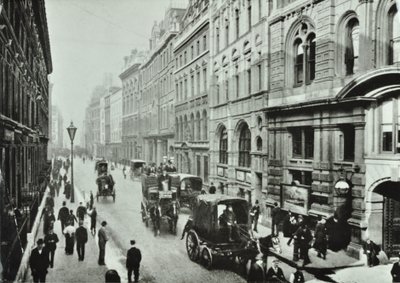 Leadenhall Street, City of London, 1895 od English Photographer