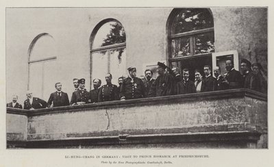 Li-Hung-Chang v Německu, návštěva prince Bismarcka ve Friedrichsruhe od English Photographer