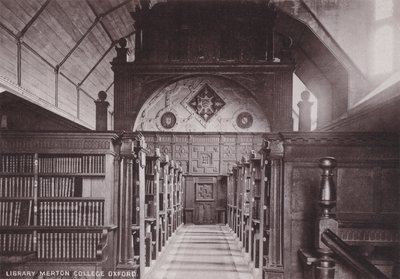 Knihovna Merton College Oxford od English Photographer