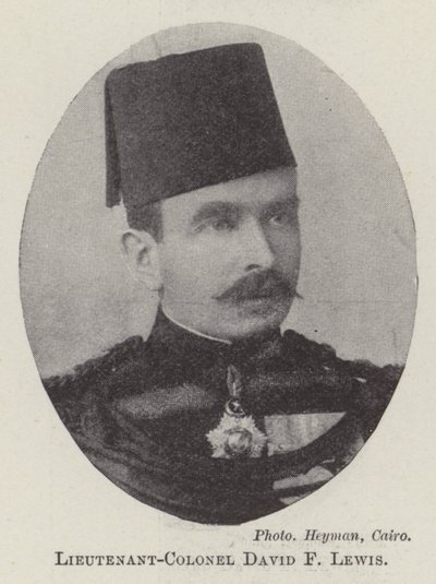 Podplukovník David F Lewis od English Photographer
