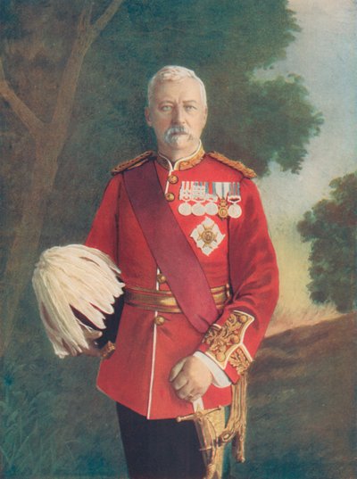 Generálporučík sir R. C. Low. velitel bombajské armády od English Photographer